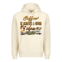 Sandshell coffee is always a good idea Premium Hoodie - BarkalooDesign