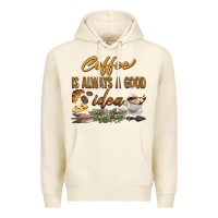 Tofu coffee is always a good idea Premium Hoodie - BarkalooDesign