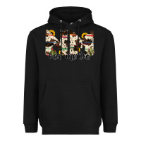 Black new mexico state cowhide serape cactus Heavyweight Hoodie - RanaPortraitStore
