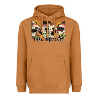 Meerkat new mexico state cowhide serape cactus Heavyweight Hoodie - RanaPortraitStore