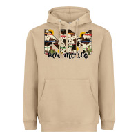 Mushroom new mexico state cowhide serape cactus Heavyweight Hoodie - RanaPortraitStore