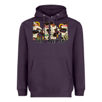 Plum new mexico state cowhide serape cactus Heavyweight Hoodie - RanaPortraitStore