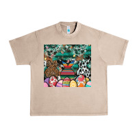 French Oak easter Urban Heavy Tee - CowhideDigitalArt