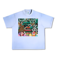 Grape Ice easter Urban Heavy Tee - CowhideDigitalArt