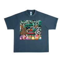 Midnight Navy easter Urban Heavy Tee - CowhideDigitalArt
