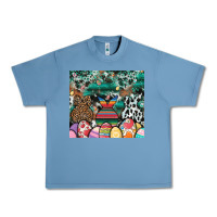 Pebble Blue easter Urban Heavy Tee - CowhideDigitalArt