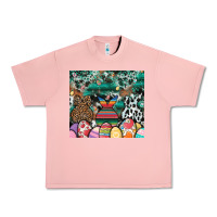 Salmon easter Urban Heavy Tee - CowhideDigitalArt