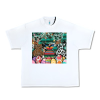White easter Urban Heavy Tee - CowhideDigitalArt