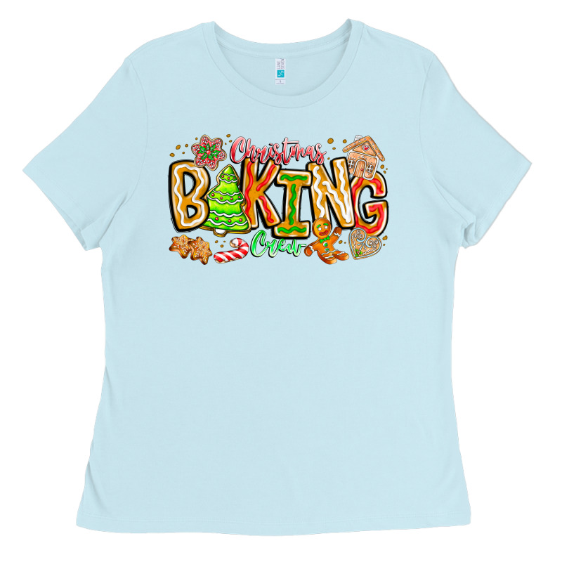 Christmas Baking Crew Ladies Tee by CowhideDigitalArt | Teevron