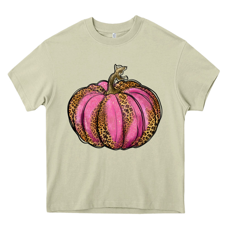 Leopard Cancer Pumpkin Heavy Core Tee by RanaPortraitStore | Teevron