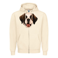 Sandshell st bernard Zipper Hoodie - Jasminsmagicworld