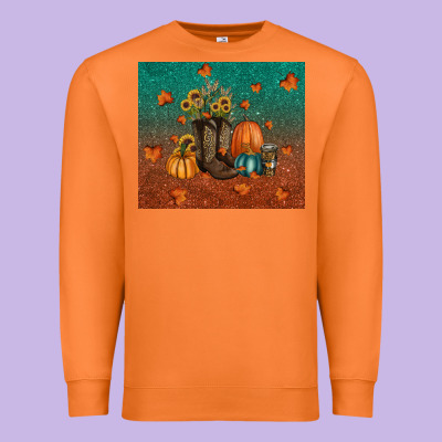 Fall Tumbler Premium Sweatshirt Designed By Ranaportraitstore