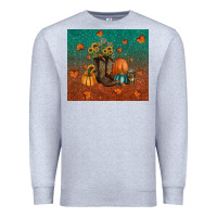 Heather Grey fall tumbler Premium Sweatshirt - RanaPortraitStore
