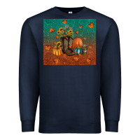 Navy fall tumbler Premium Sweatshirt - RanaPortraitStore