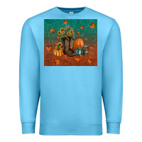 Ocean Blue fall tumbler Premium Sweatshirt - RanaPortraitStore