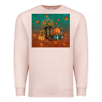 Pale Pink fall tumbler Premium Sweatshirt - RanaPortraitStore