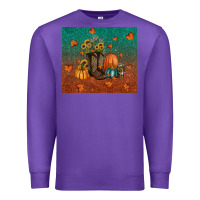 Purple fall tumbler Premium Sweatshirt - RanaPortraitStore