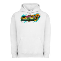 Tennessee Map Sunflower Cactus Serape Urban Hoodie | Teevron
