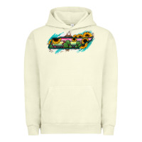 Pigment Pistachio Tennessee Map Sunflower Cactus Serape Urban Hoodie - RanaPortraitStore