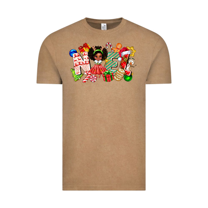 Noel Afro Girl Baby Vintage Tee by CowhideDigitalArt | Teevron