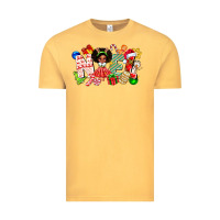 Vintage Mustard Noel Afro Girl Baby Vintage Tee - CowhideDigitalArt