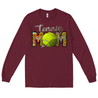 Burgundy tennis mom Long Sleeve Tee - RacoonDesign