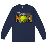 Navy tennis mom Long Sleeve Tee - RacoonDesign