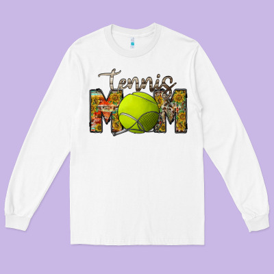 Tennis Mom Long Sleeve Tee Designed By Racoondesign