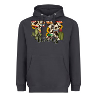 Smoke texas state cowhide serape cactus Heavyweight Hoodie - RanaPortraitStore