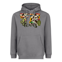 Storm texas state cowhide serape cactus Heavyweight Hoodie - RanaPortraitStore