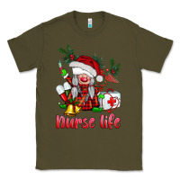 Army Green christmas nurse life gnome Classic Tee - BarkalooDesign