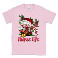 Bubblegum Pink christmas nurse life gnome Classic Tee - BarkalooDesign