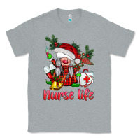 Heather Grey christmas nurse life gnome Classic Tee - BarkalooDesign