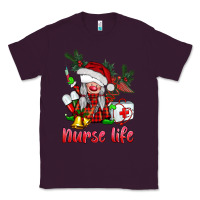 Plum christmas nurse life gnome Classic Tee - BarkalooDesign