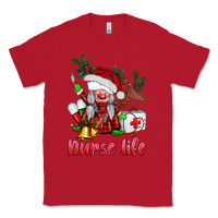 Red christmas nurse life gnome Classic Tee - BarkalooDesign