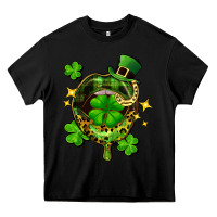 Black St. Patrick's Day lip Heavy Core Tee - FaDigitalArtStudio