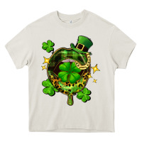 Cream St. Patrick's Day lip Heavy Core Tee - FaDigitalArtStudio