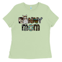 Matcha bunny mom Ladies Tee - CowhideDigitalArt