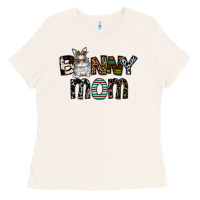 Bone bunny mom Ladies Tee - CowhideDigitalArt