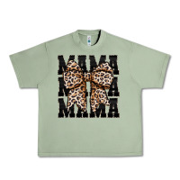 Oil Green mama leopard Urban Heavy Tee - CowhideDigitalArt