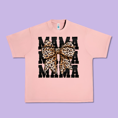 Mama Leopard Urban Heavy Tee Designed By Cowhidedigitalart