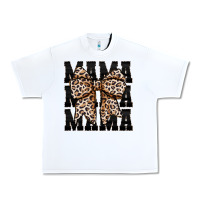 White mama leopard Urban Heavy Tee - CowhideDigitalArt