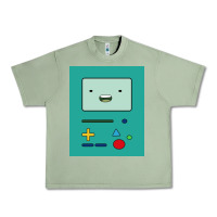 Oil Green adventure time game bmo cover funny Urban Heavy Tee - baoMotion