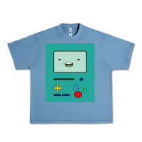 Pebble Blue adventure time game bmo cover funny Urban Heavy Tee - baoMotion