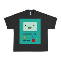 Pigment Black adventure time game bmo cover funny Urban Heavy Tee - baoMotion