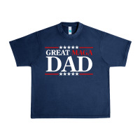 Navy great maga dad Urban Heavy Tee - baoMotion