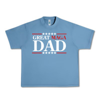 Pebble Blue great maga dad Urban Heavy Tee - baoMotion