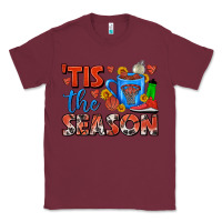 Burgundy tis the season  basketball coffee mug Classic Tee - FaDigitalArtStudio
