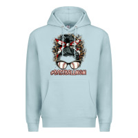 Blue Mist baseballmom messy bun Premium Hoodie - BarkalooDesign