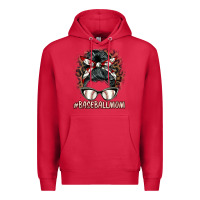 Cardinal baseballmom messy bun Premium Hoodie - BarkalooDesign